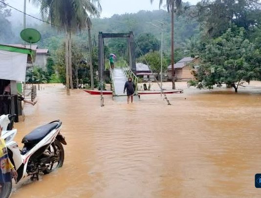 Sejumlah Desa di Sarolangun Dilanda Banjir, Masyarakat Diminta Waspada