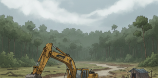 Bronjong di Dusun Lubuk Kayu Aro Bungo Diduga Rusak Akibat Alat Berat PETI Milik Oknum Datuk Rio