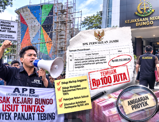 Jadi Temuan BPK Rp100 Juta, APB Desak Kejari Bungo Usut Proyek Panjat Tebing