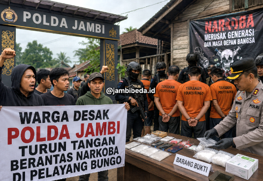 Warga Desak Polda Jambi Turun Tangan Berantas Narkoba di Pelayang Bungo
