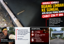 Diduga Kembali Buang Limbah ke Sungai, APB Desak Pemda Bungo Cabut Izin PT BMA