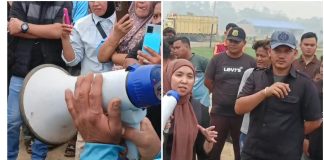Ratusan Warga Senamat Bungo Demo PT BMA Buntut Buang Limbah ke Sungai